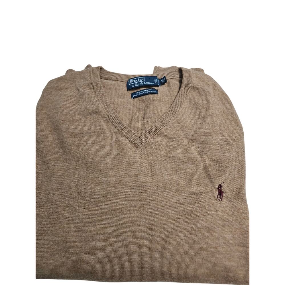 Polo Ralph Lauren 100% Merino Wool 4XB V-Neck